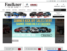 Tablet Screenshot of faulknerbuickgmctrevose.com